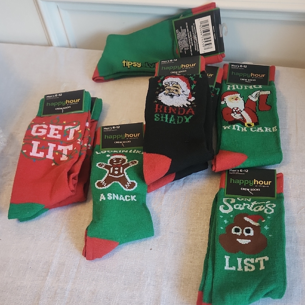 Tipsy Elves Festive Men's Socks